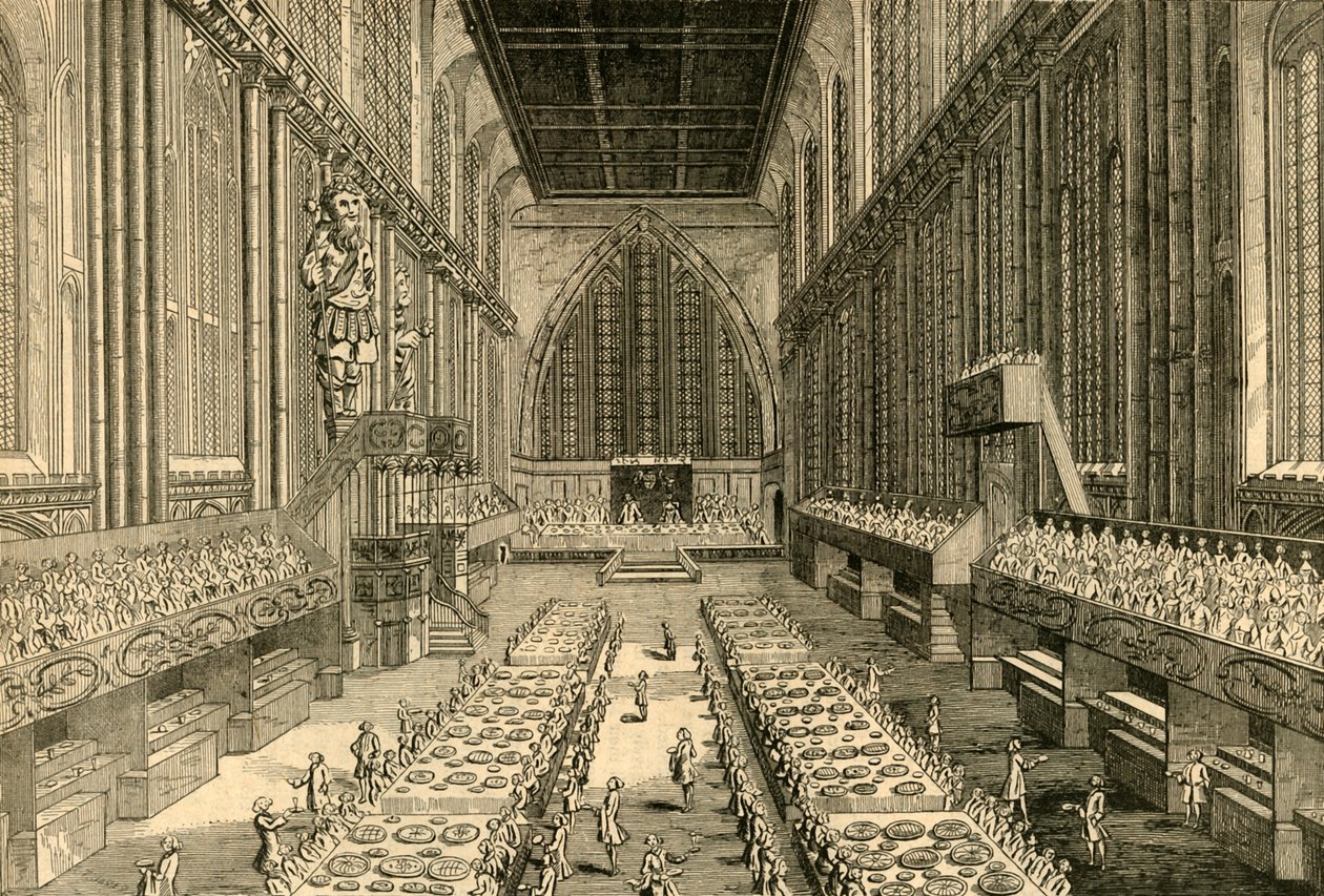 Le banquet royal à Guildhall, 1761, 1897 - Unbekannt