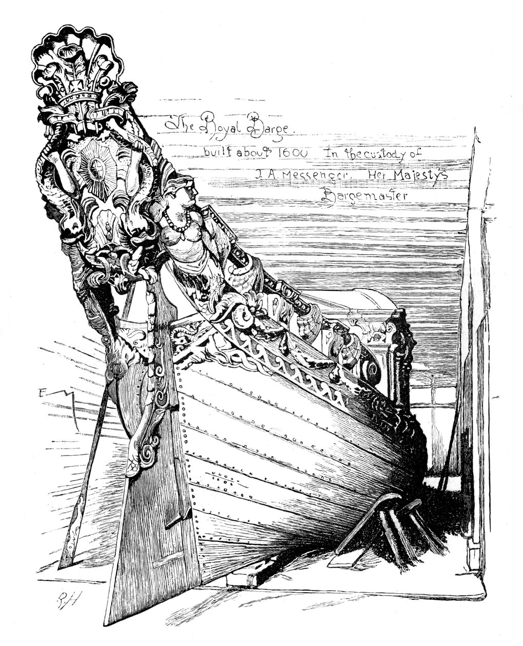 La Barque Royale, vers 1888 - Unbekannt