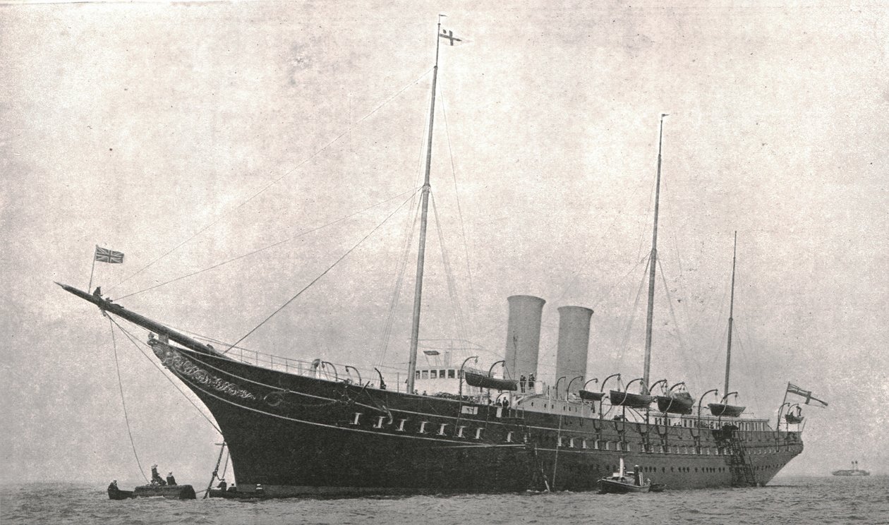 Le Yacht Royal quittant Cowes, Île de Wight, 6 août 1902 - Unbekannt