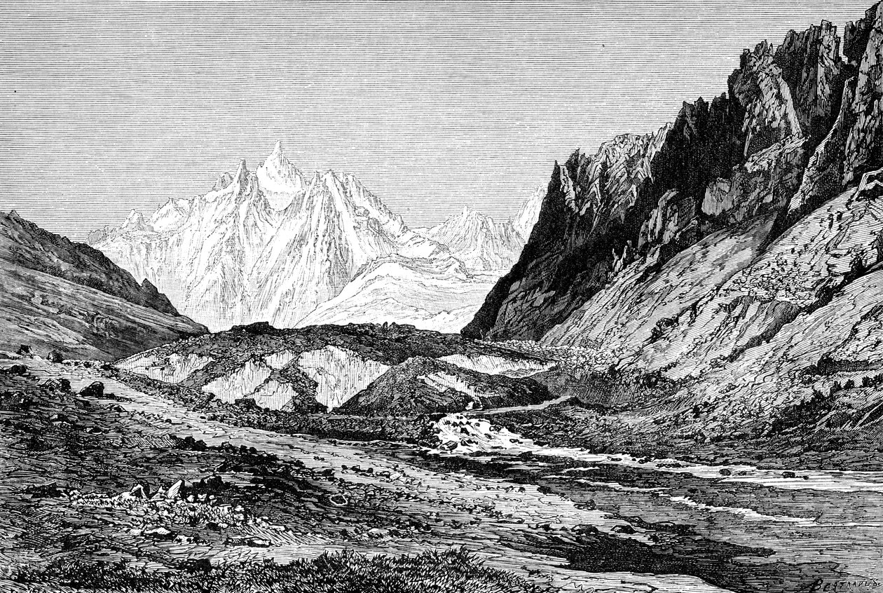 Le glacier Shchurovskiy, Russie, 1895 - Unbekannt