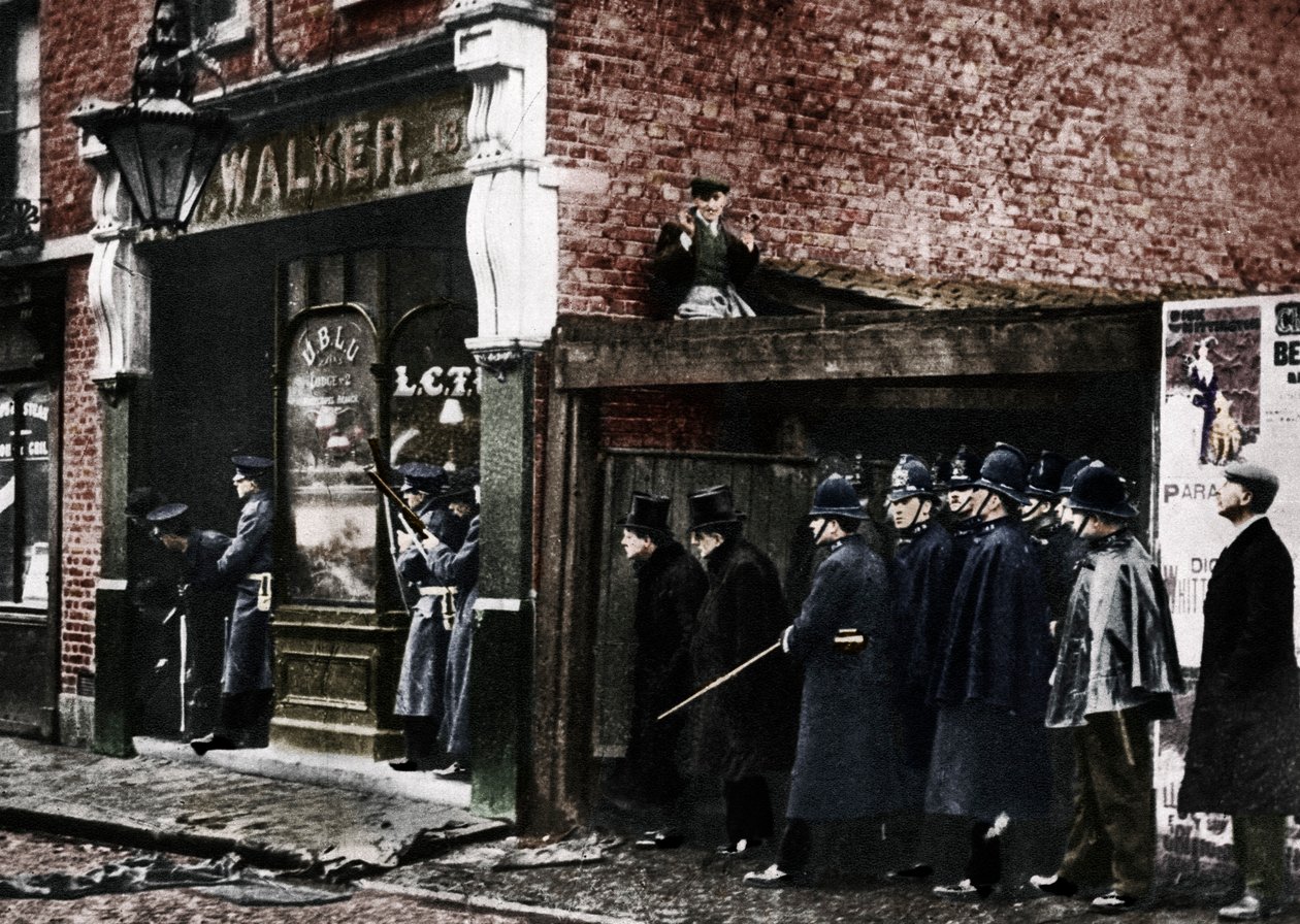 Le siège de Sidney Street, Whitechapel, Londres, 1911, 1935 - Unbekannt