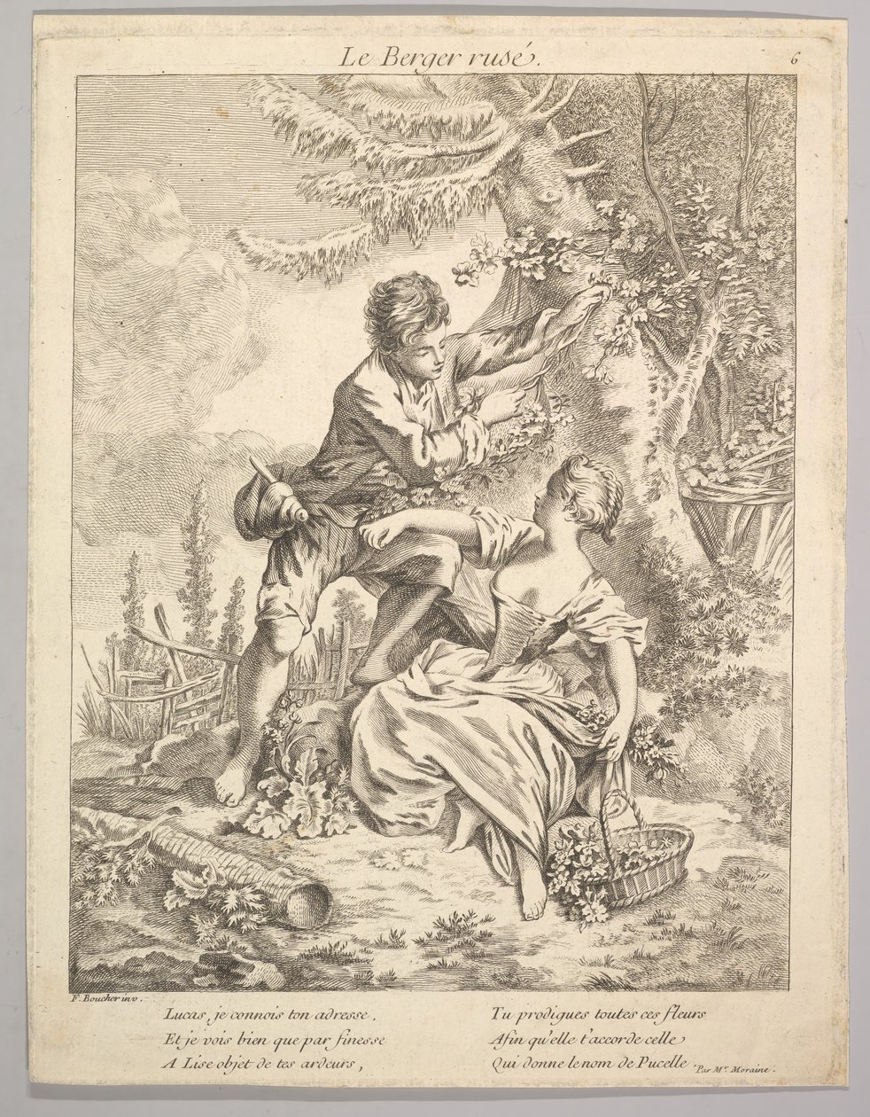 Le berger rusé, 18ème siècle - Unbekannt
