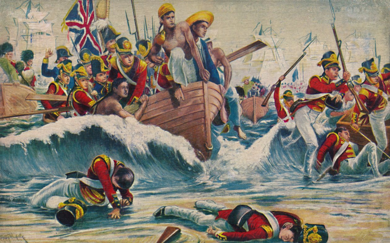 Le Somerset Light Infantry. Le Débarquement Désespéré à la Baie d