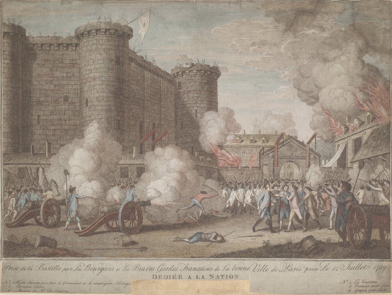 La prise de la Bastille le 14 juillet 1789, 1789 - Unbekannt
