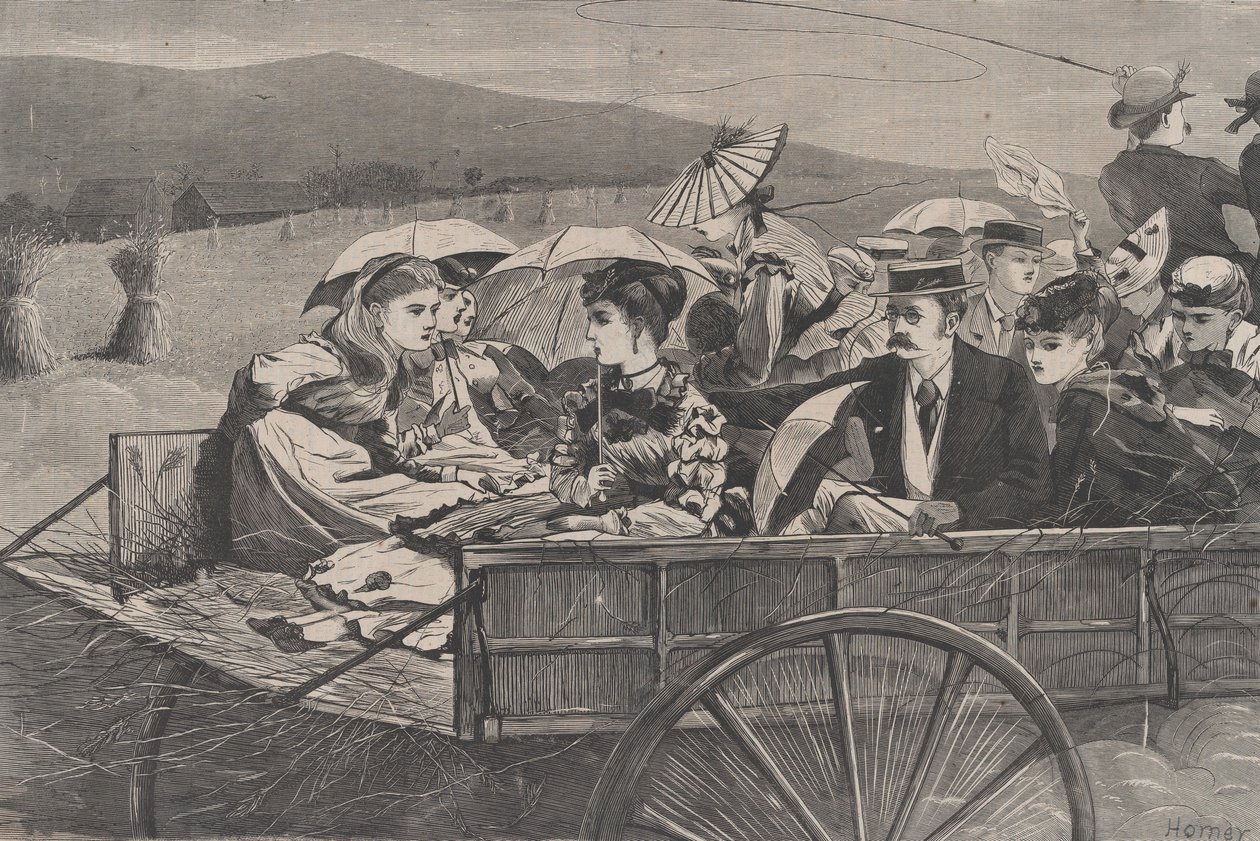 La promenade en charrette, Harper