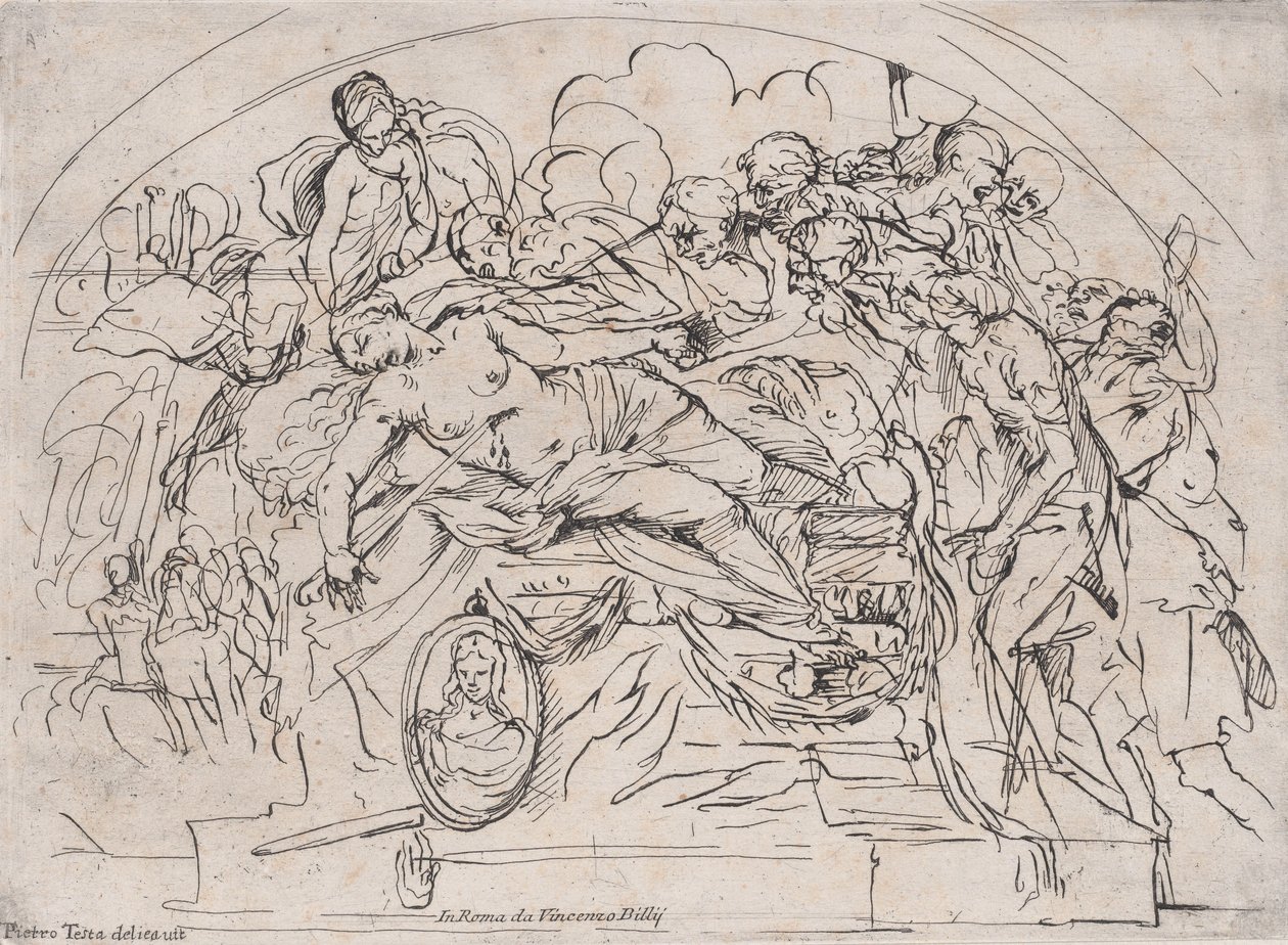 Le suicide de Didon, 1650-1700 - Unbekannt