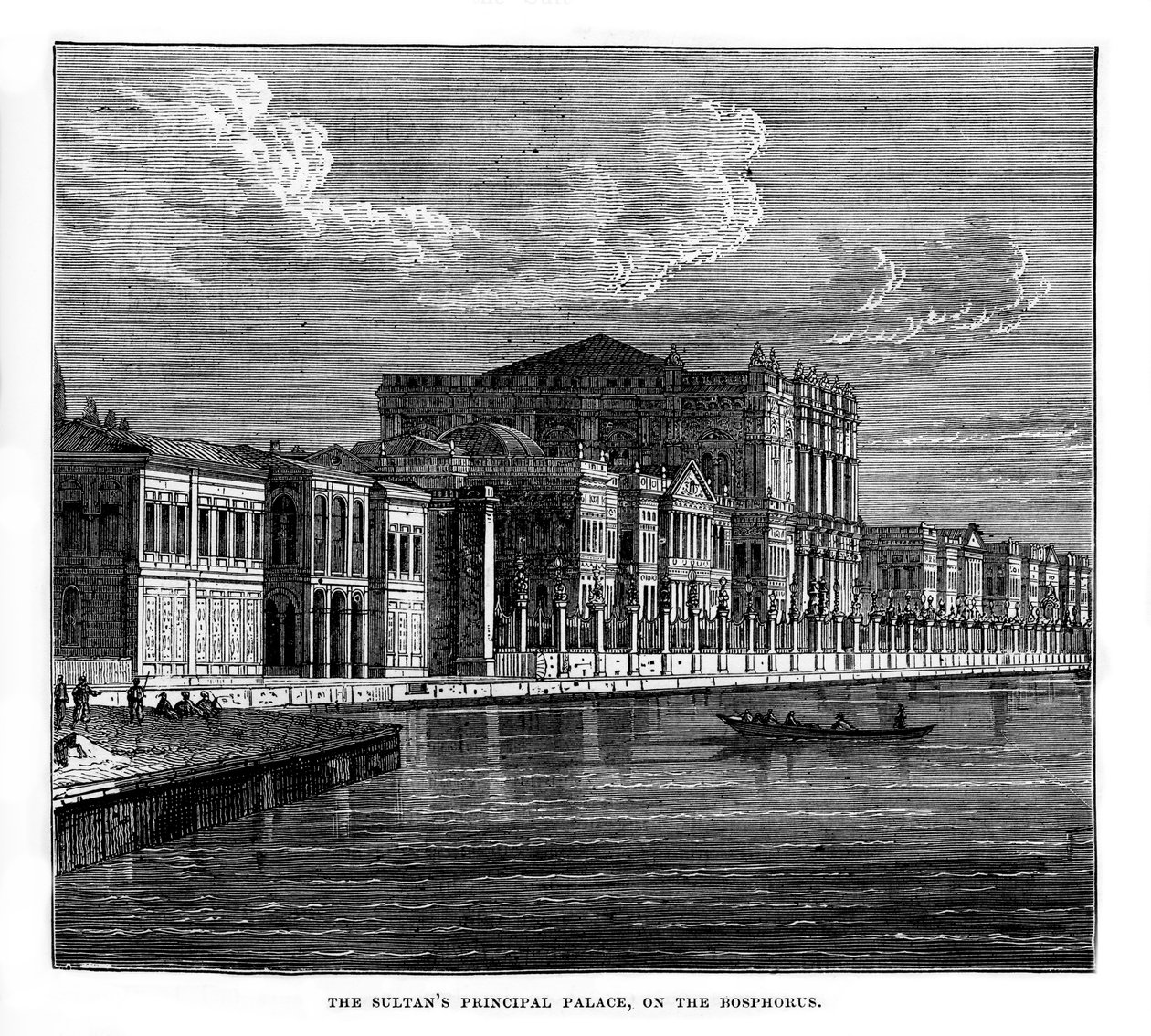 Le Palais principal du Sultan, sur le Bosphore, Turquie, XIXe siècle - Unbekannt