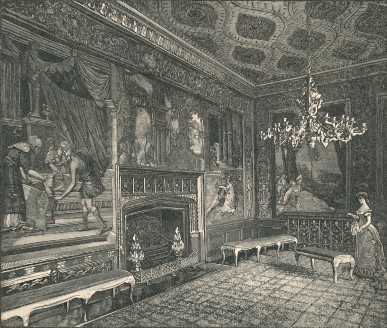 La salle des tapisseries, 1886 - Unbekannt