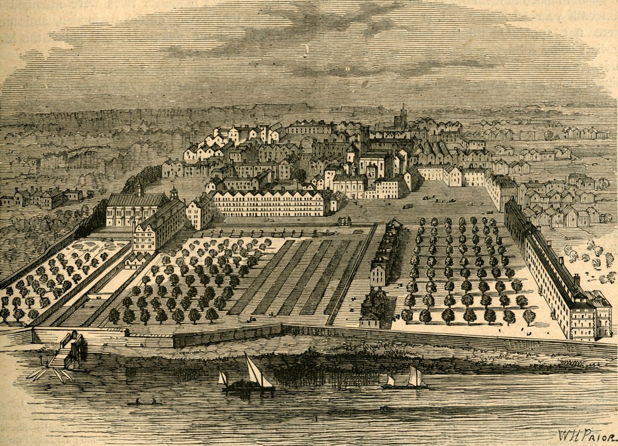 Le Temple en 1671. D