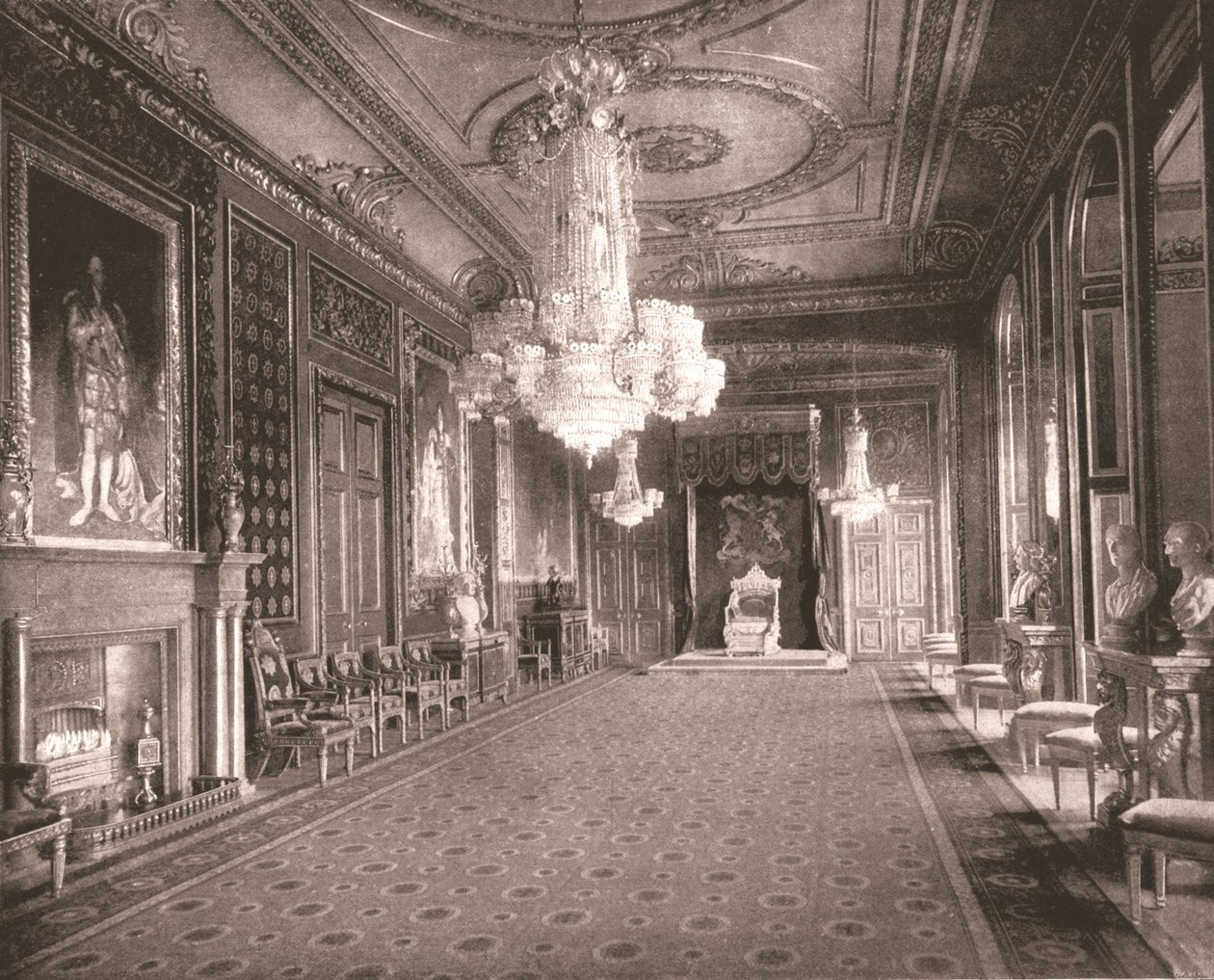La Salle du Trône, Château de Windsor, Berkshire, 1894 - Unbekannt