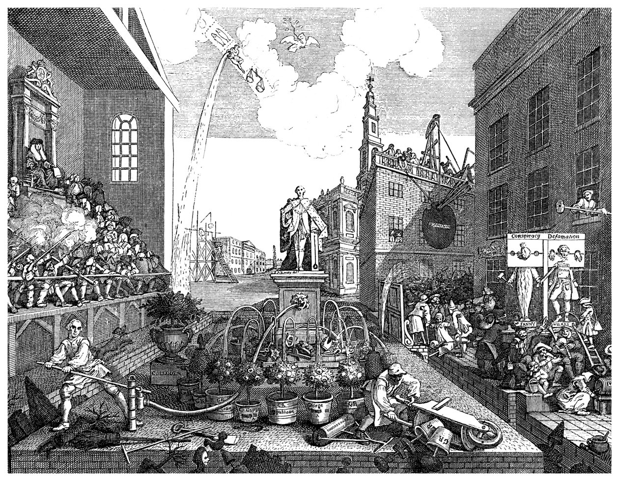 Les Temps, planche II, c1762 - Unbekannt