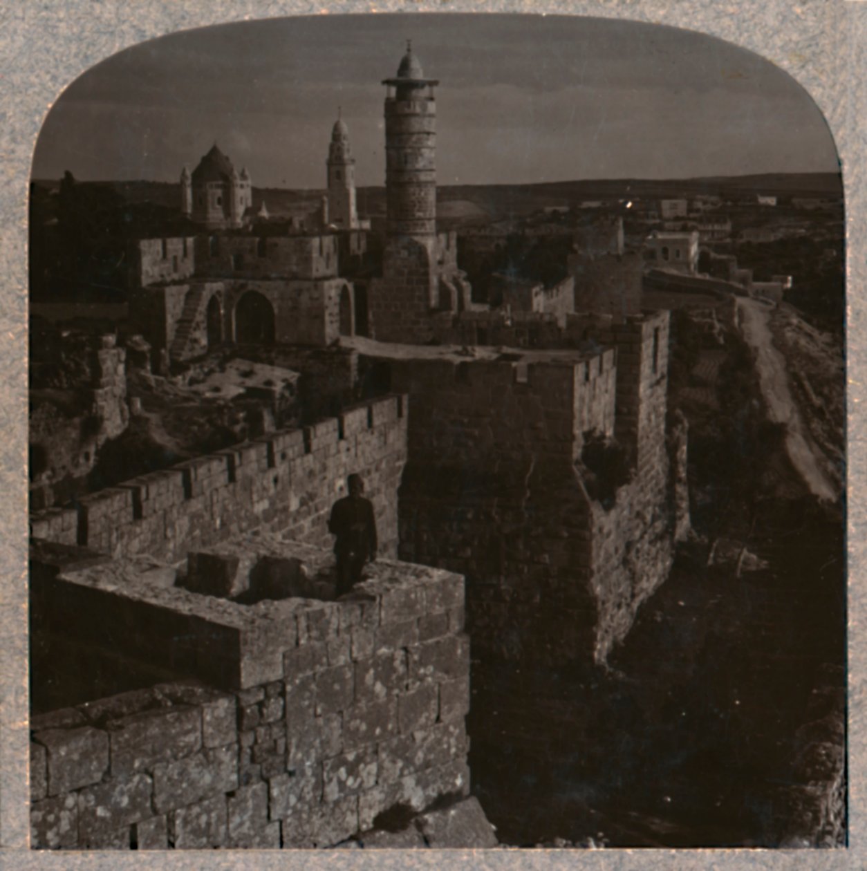 La tour de David. La plus ancienne partie de la citadelle, vers 1900 - Unbekannt