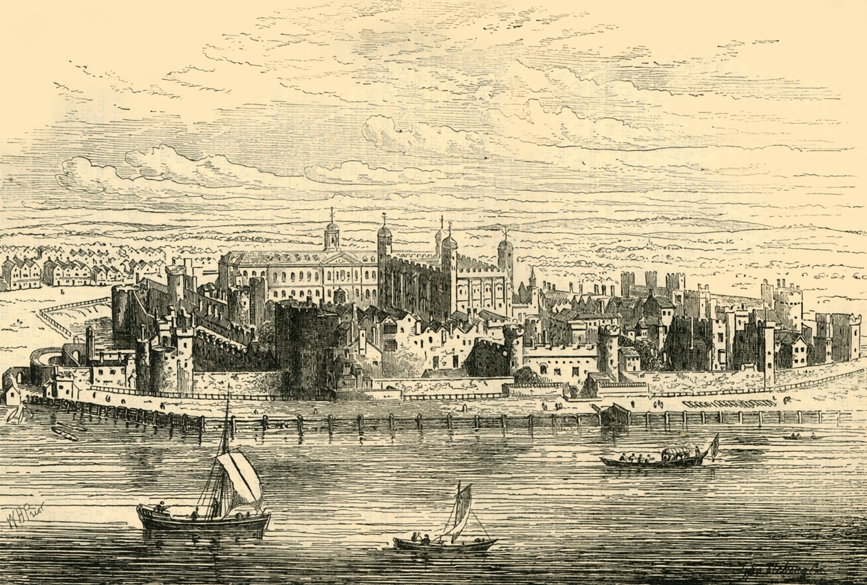 La Tour de Londres, vers 1872 - Unbekannt