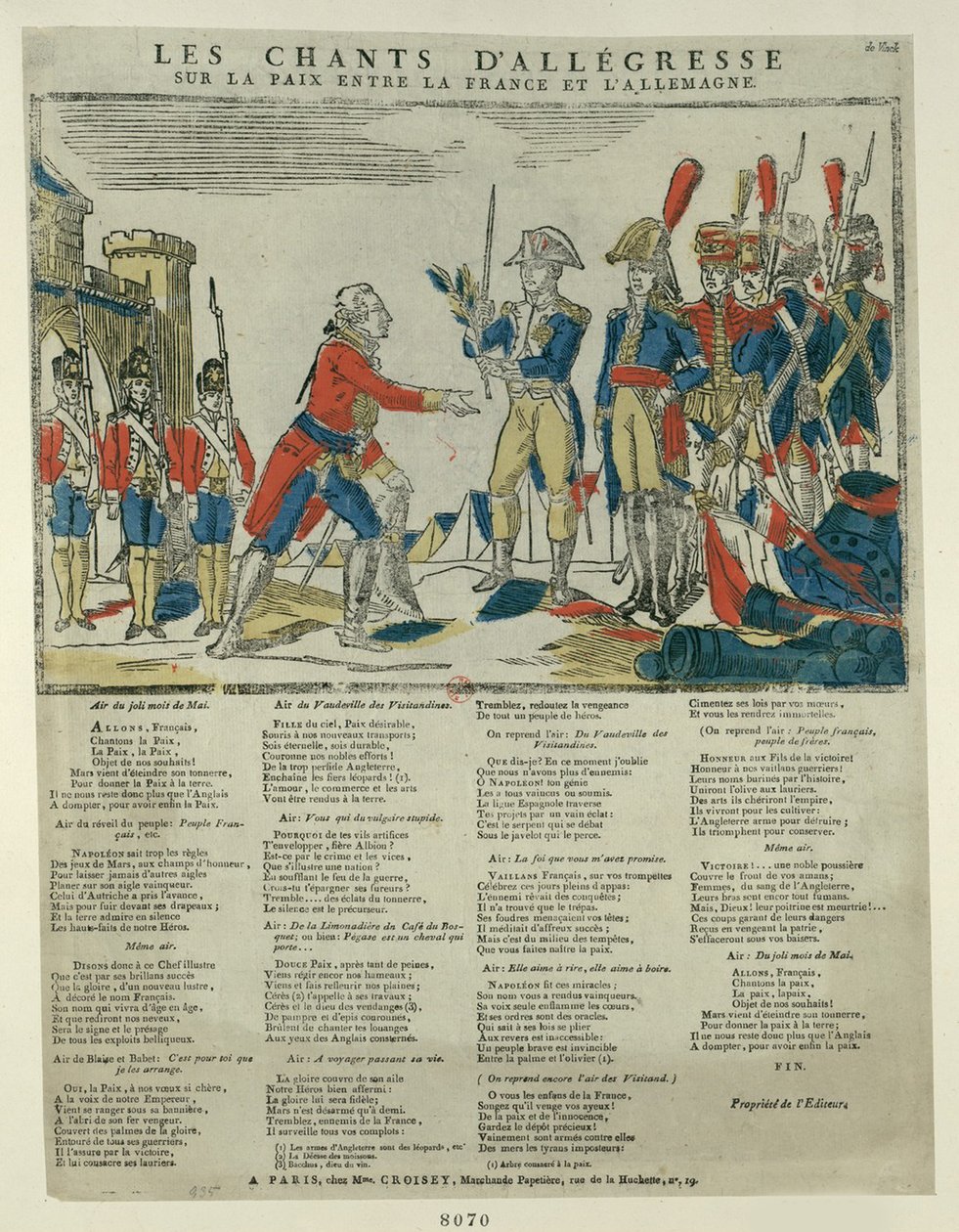 Le Traité de Presbourg, 1805 - Unbekannt