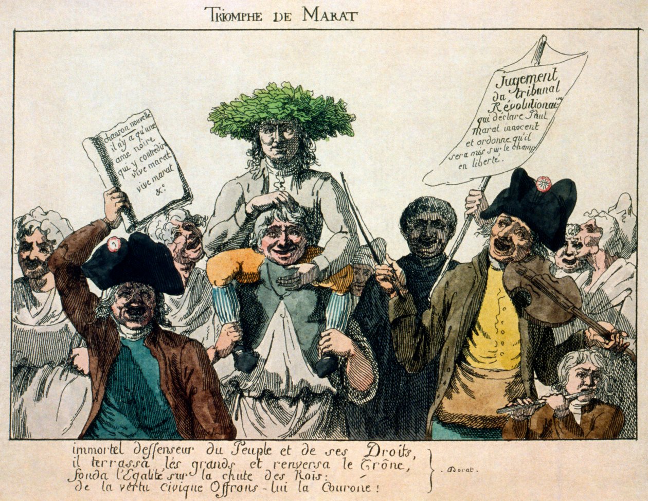 Le triomphe de Marat, 1793 - Unbekannt
