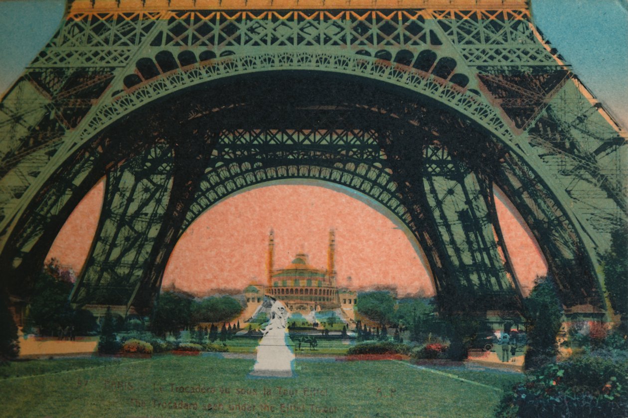 Le Trocadéro vu sous la tour Eiffel, Paris, vers 1920 - Unbekannt