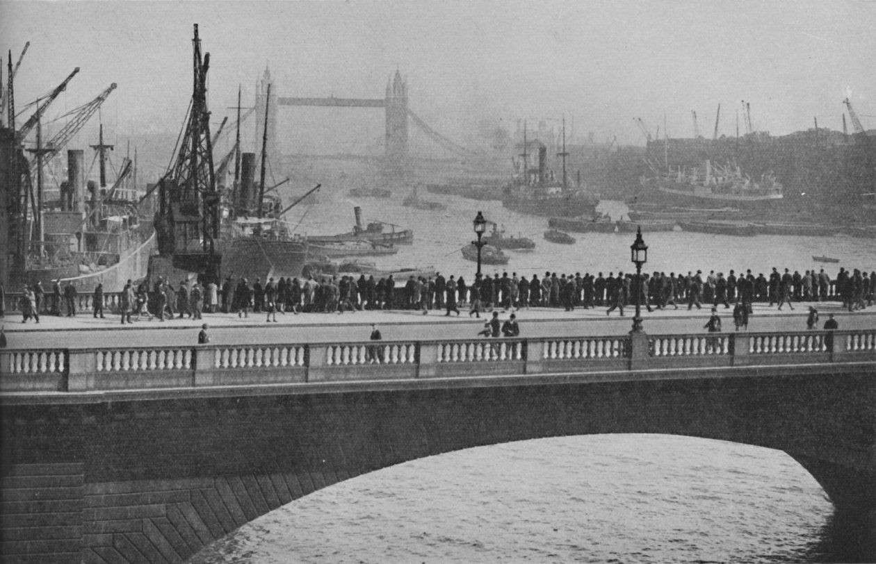 Le Upper Pool depuis London Bridge, l