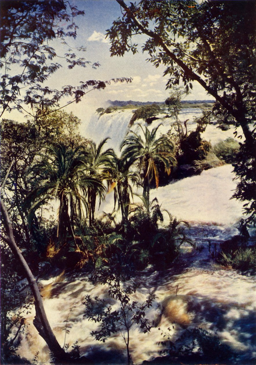 Les chutes Victoria en Rhodésie du Sud, vers 1948 - Unbekannt