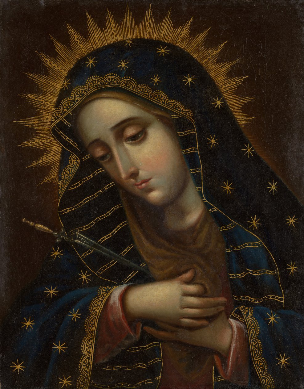 La Vierge des Douleurs, XVIIIe siècle - Unbekannt