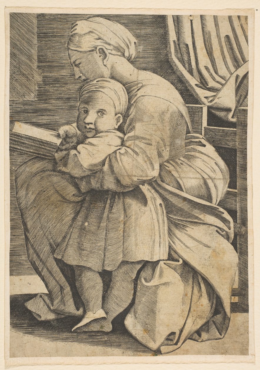 La Vierge lisant avec l