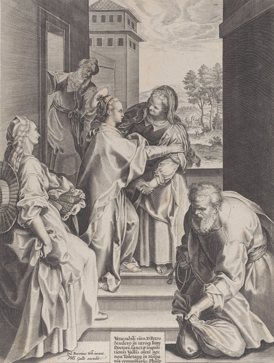 La Visitation, la Vierge et Sainte Élisabeth s