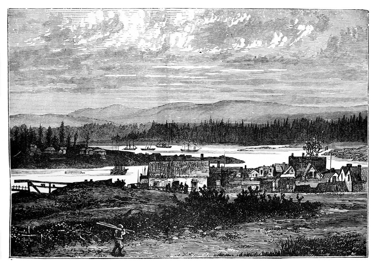 Les Banlieues Ouest de Victoria, Île de Vancouver, Canada, vers 1888 - Unbekannt