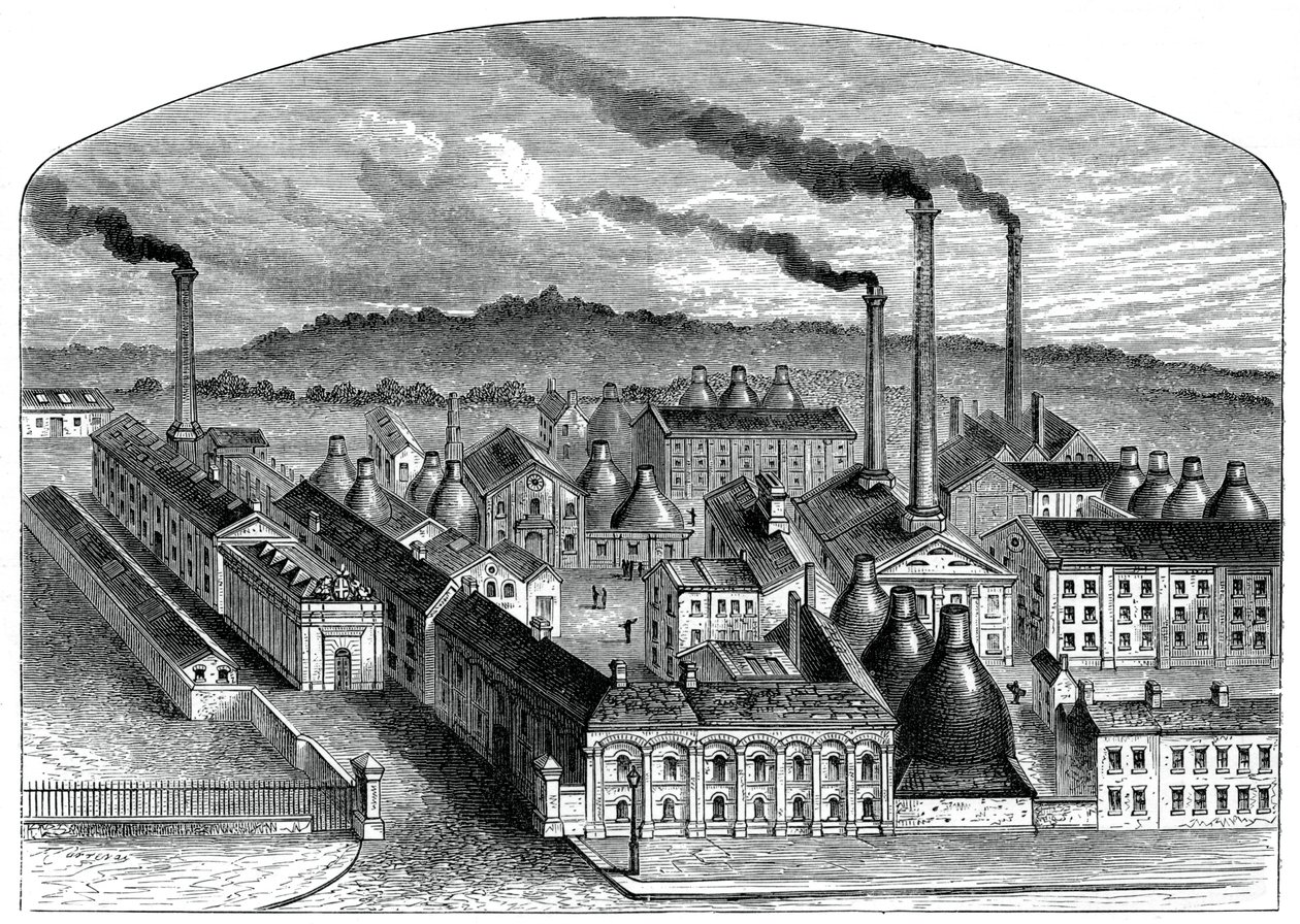 Les manufactures de porcelaine royale de Worcester, vers 1880 - Unbekannt