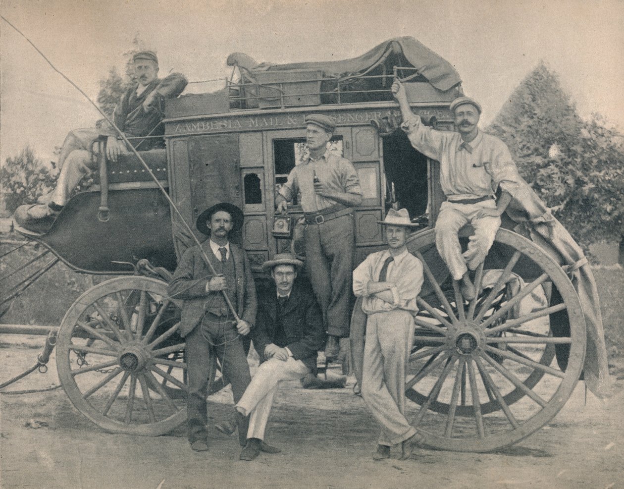 Le carrosse du Zambèze, vers 1900 - Unbekannt