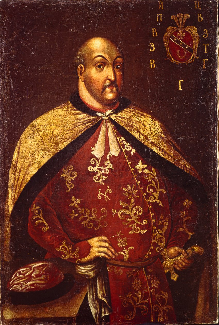 Les Cosaques Zaporogues Ataman Vasily Grigoryevich Gamaleya, vers 1760 - Unbekannt