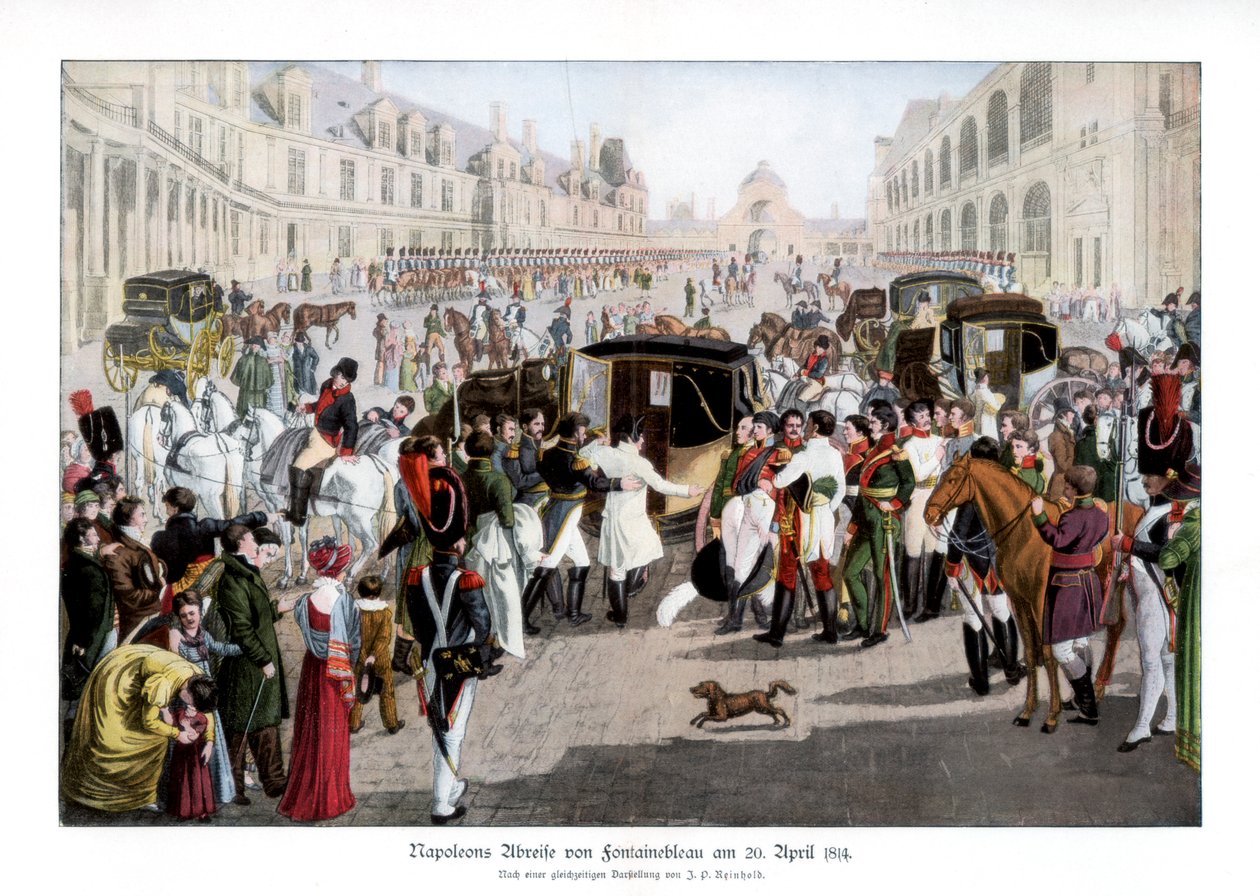 Les adieux à Fontainebleau, France, 20 avril 1814, 1900 - Unbekannt