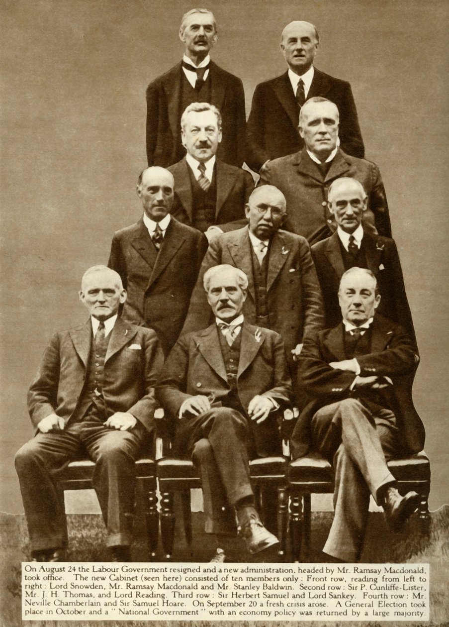 Le cabinet de Ramsay MacDonald, 1931, 1935 - Unbekannt
