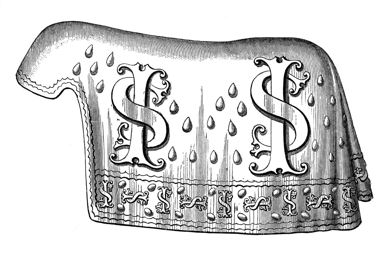 Le caparaçon du cheval de la reine Isabelle d