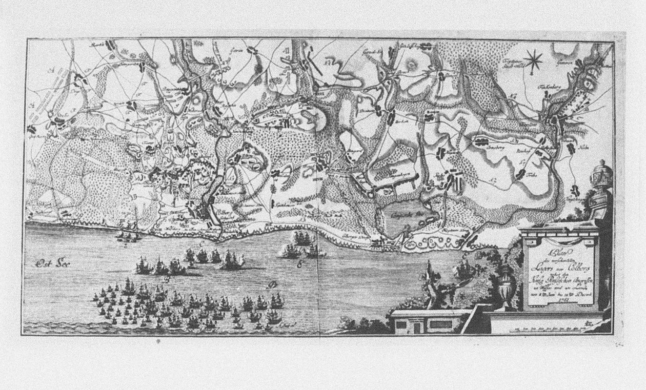 La capture de la forteresse prussienne de Kolberg le 16 décembre 1761 - Unbekannt