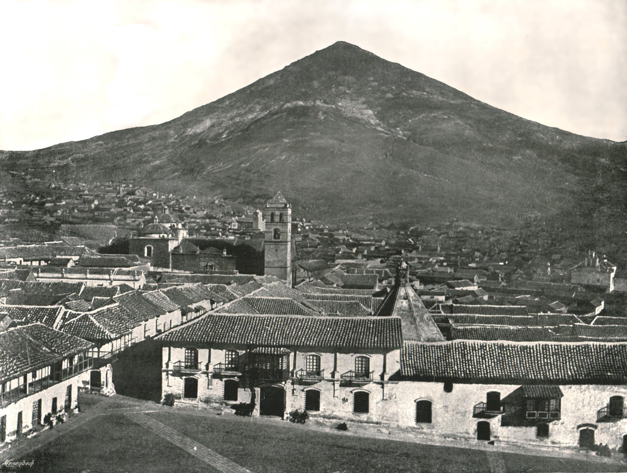 La ville et la montagne, Potosi, Bolivie, 1895 - Unbekannt