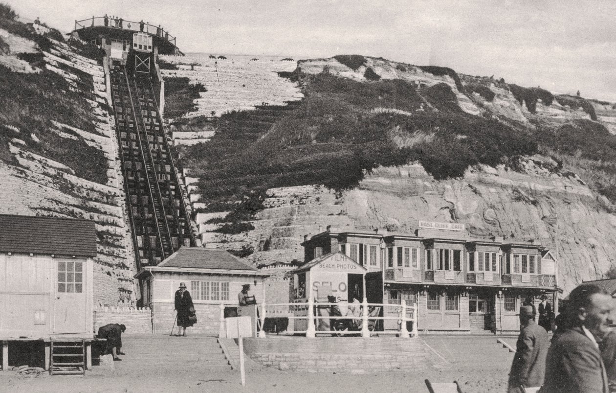 Le funiculaire de la falaise à Bournemouth, Dorset, début du 20ème siècle - Unbekannt