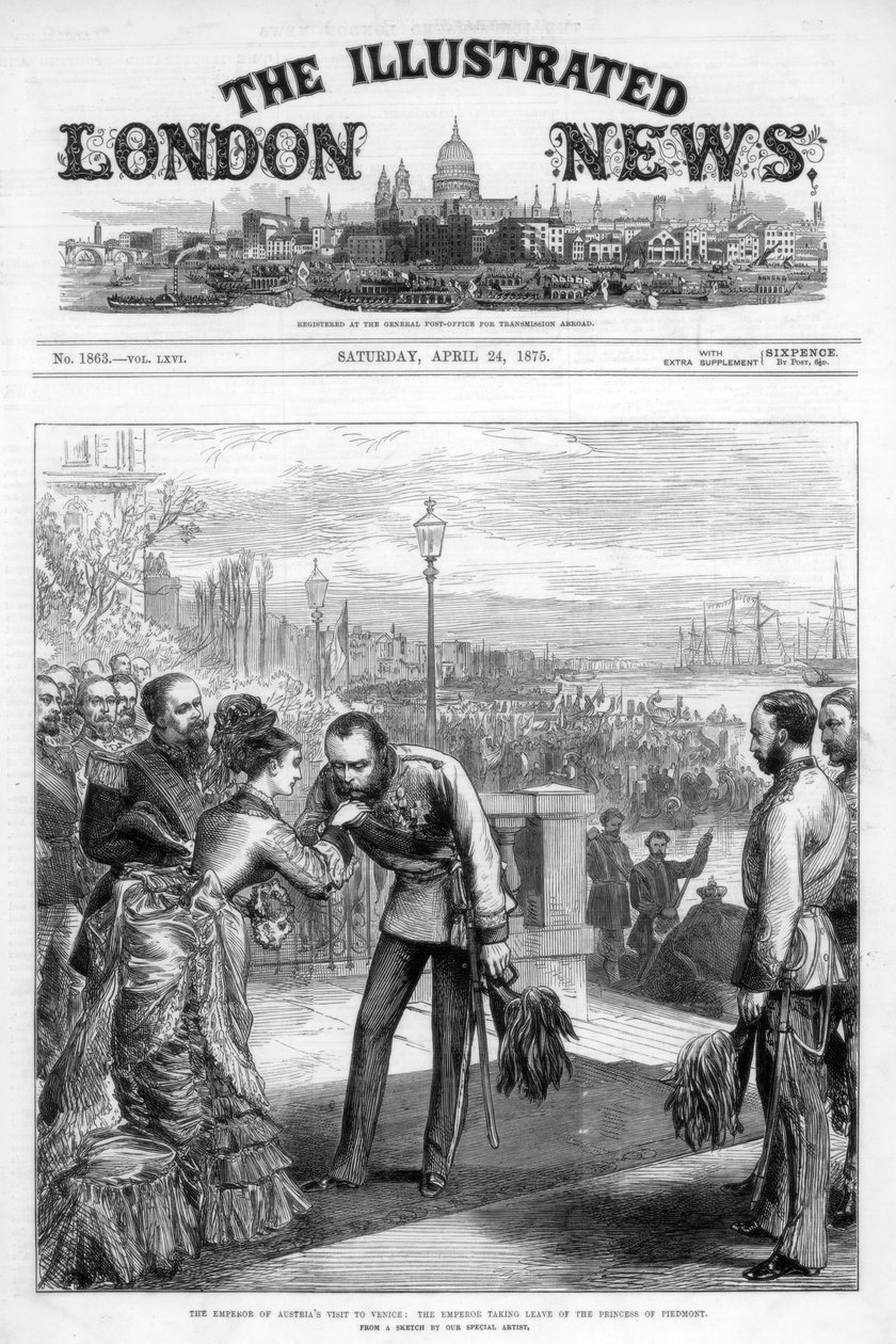 La couverture de The Illustrated London News, 24 avril 1875 - Unbekannt