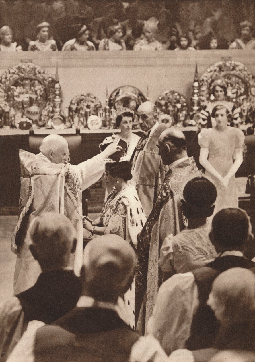 Le couronnement de la reine Elizabeth, épouse du roi George VI, 1937 - Unbekannt