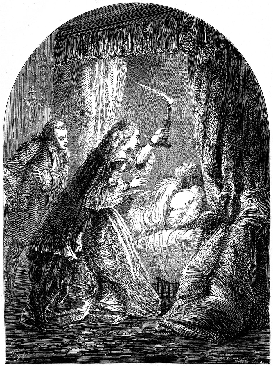 La mort de Frédéric, prince de Galles 1707-1751, 1751 19ème siècle - Unbekannt
