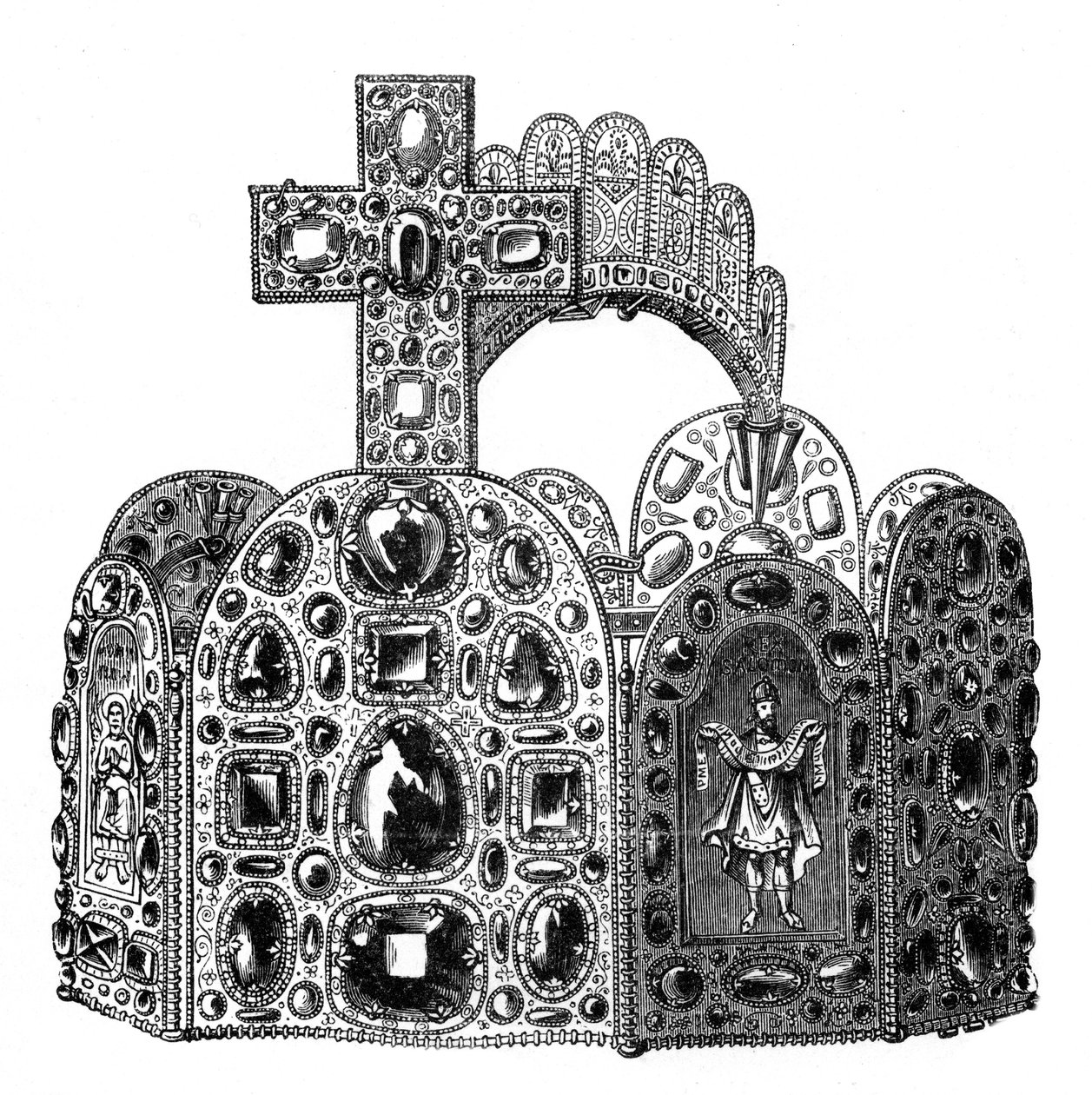 Le diadème de Charlemagne, VIIIe siècle, 1870 - Unbekannt