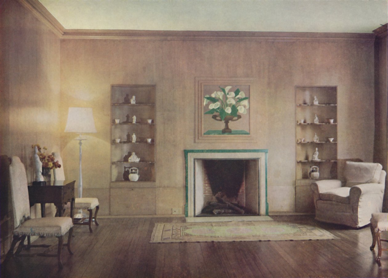 Le salon de la maison de Lord Vernon, conçu par Oliver Hill, F.R.I.B.A., Londres, 1935 - Unbekannt