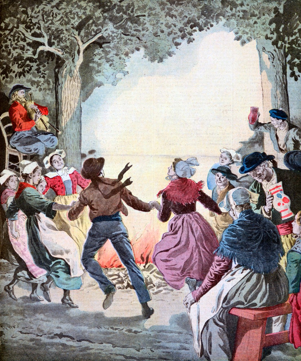 Les feux de la Saint-Jean, 1912 - Unbekannt