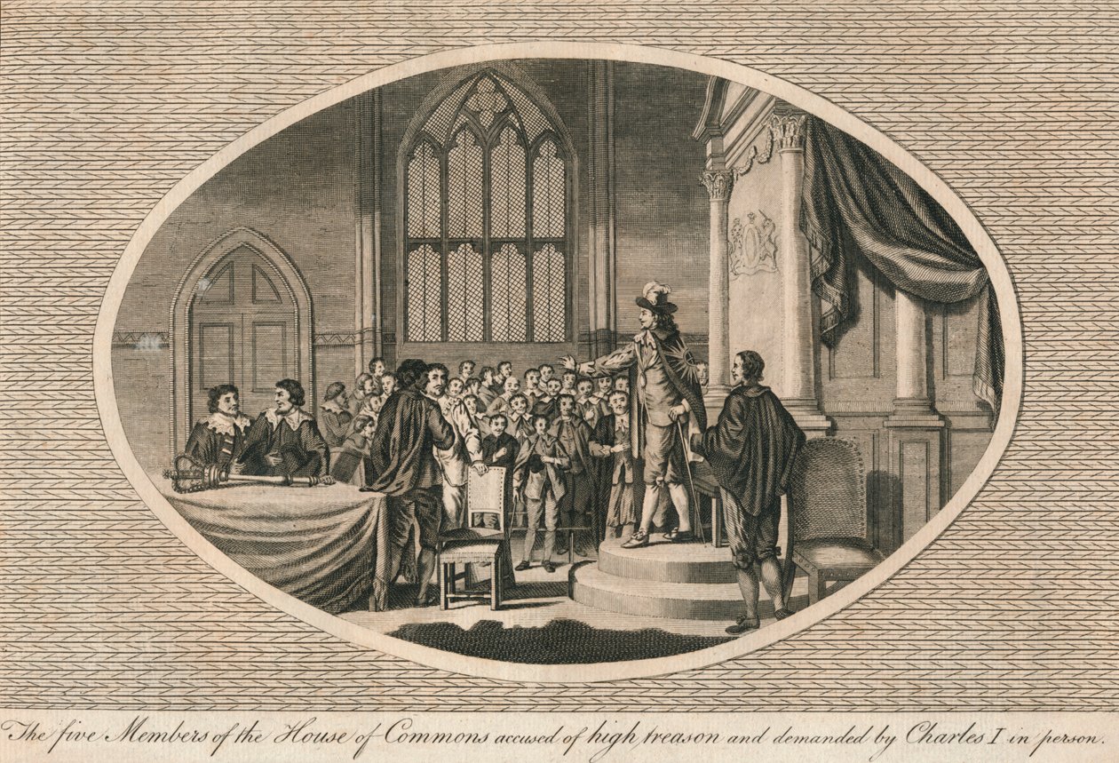 Les cinq membres de la Chambre des communes accusés de haute trahison, 1642 - Unbekannt