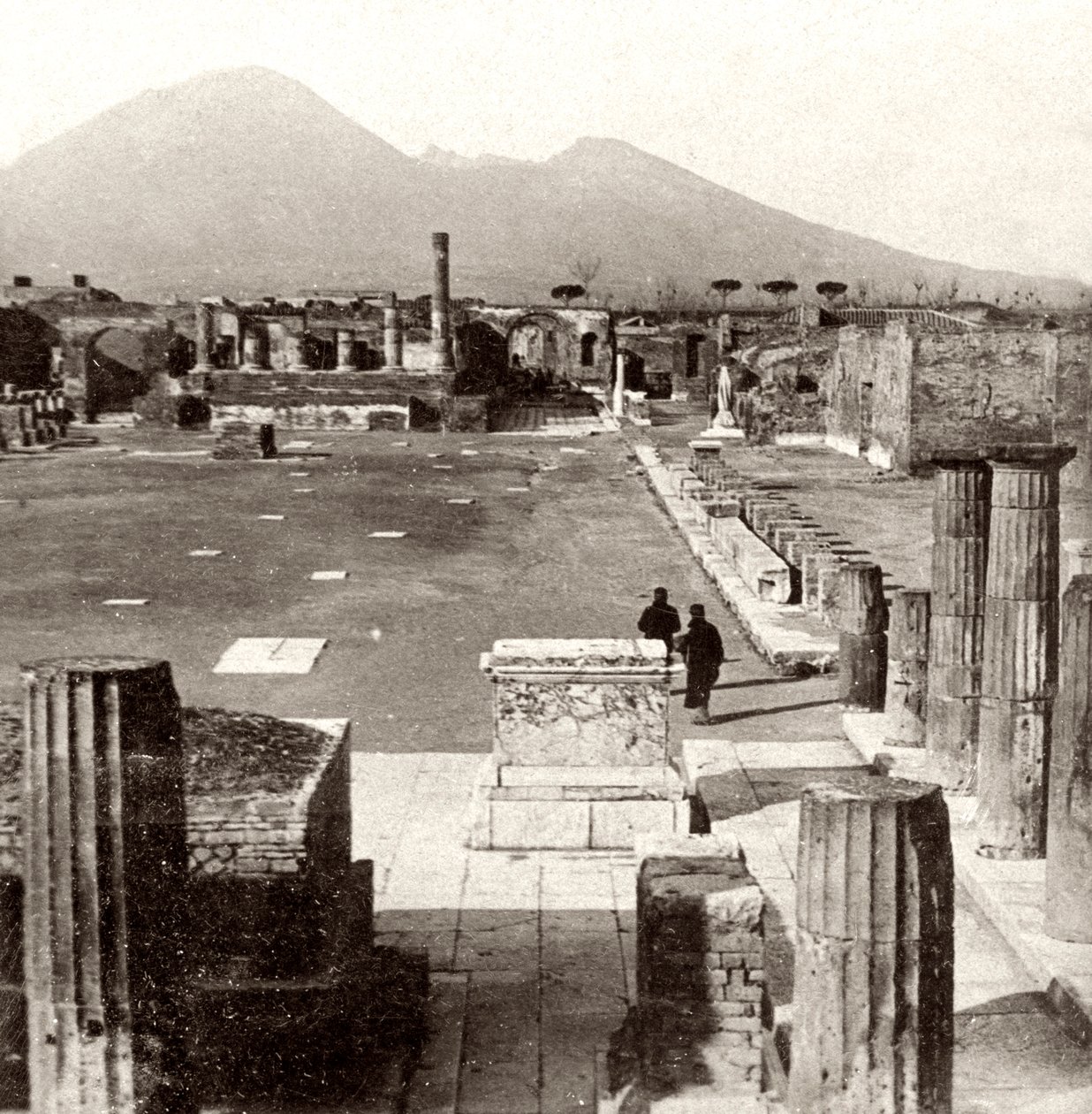 Le forum de Pompéi, Italie, 1894 - Unbekannt