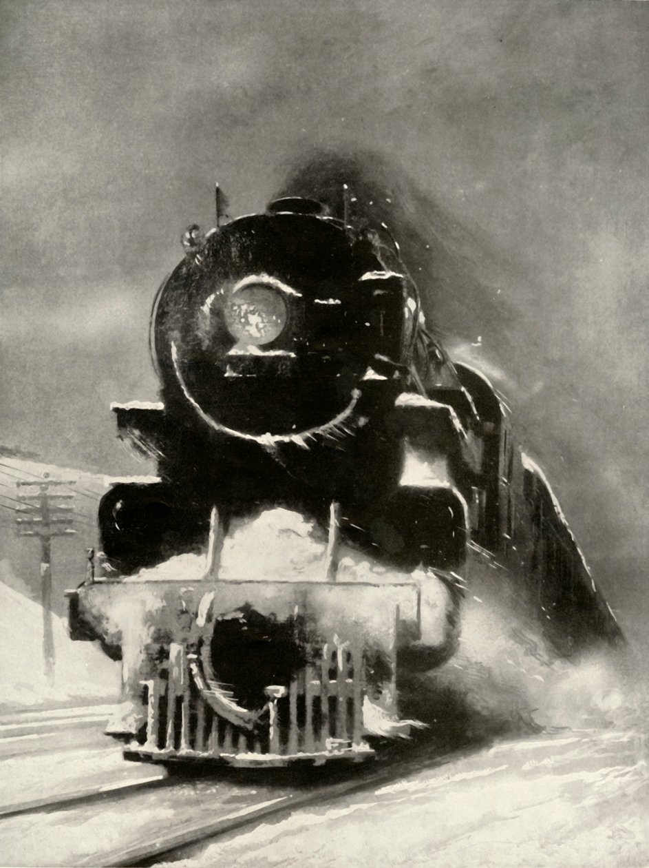 La fureur de la tempête de neige n