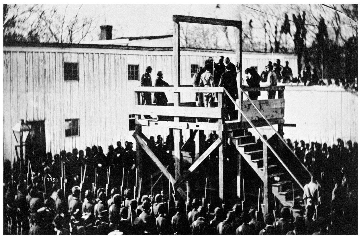 La pendaison de Henry Wirz, Washington DC, USA, 1865 - Unbekannt
