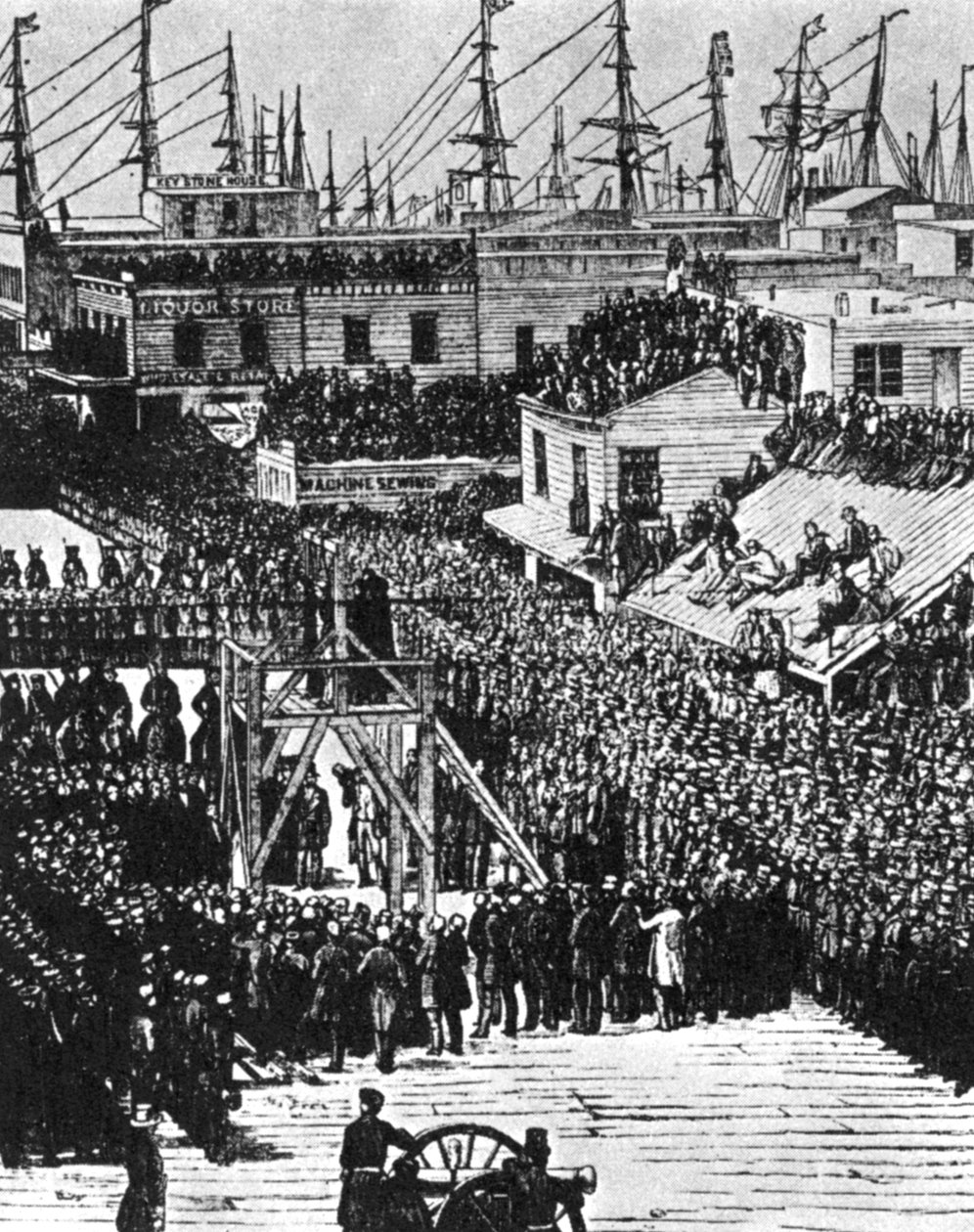 La pendaison de Hetherington et Brace, San Francisco, 29 juillet 1856 - Unbekannt