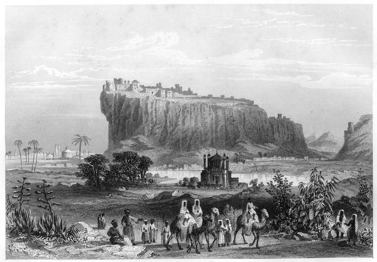 La forteresse de Gwalior, Inde, vers 1860 - Unbekannt