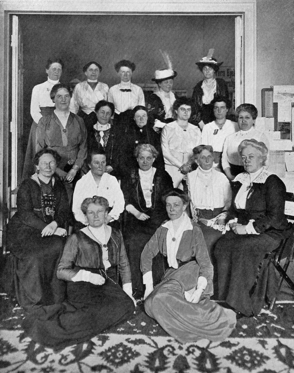 Le rassemblement international des travailleuses pour le suffrage des femmes, 1914, vers 1920 - Unbekannt