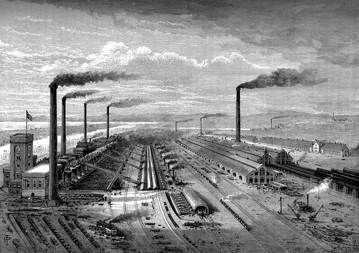 Les usines de fer et d