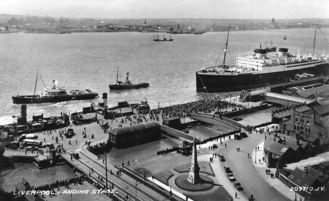La jetée aux docks de Liverpool, Merseyside, début du 20ème siècle - Unbekannt